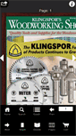 Mobile Screenshot of klingsporswoodworkingcatalog.com